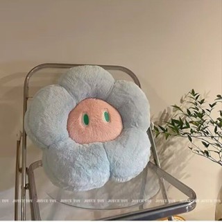 🎀爆款🎀【94%好評率】ins多巴胺花朵抱枕彩色毛絨可愛超軟靠枕車載飄窗坐墊椅墊毛茸茸