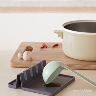 廚房用品 廚房用品 廚房鍋剷矽膠收納架 家用湯勺筷子鍋蓋墊 託多功能餐具 收納盤置物架 廚房收納 4NH1