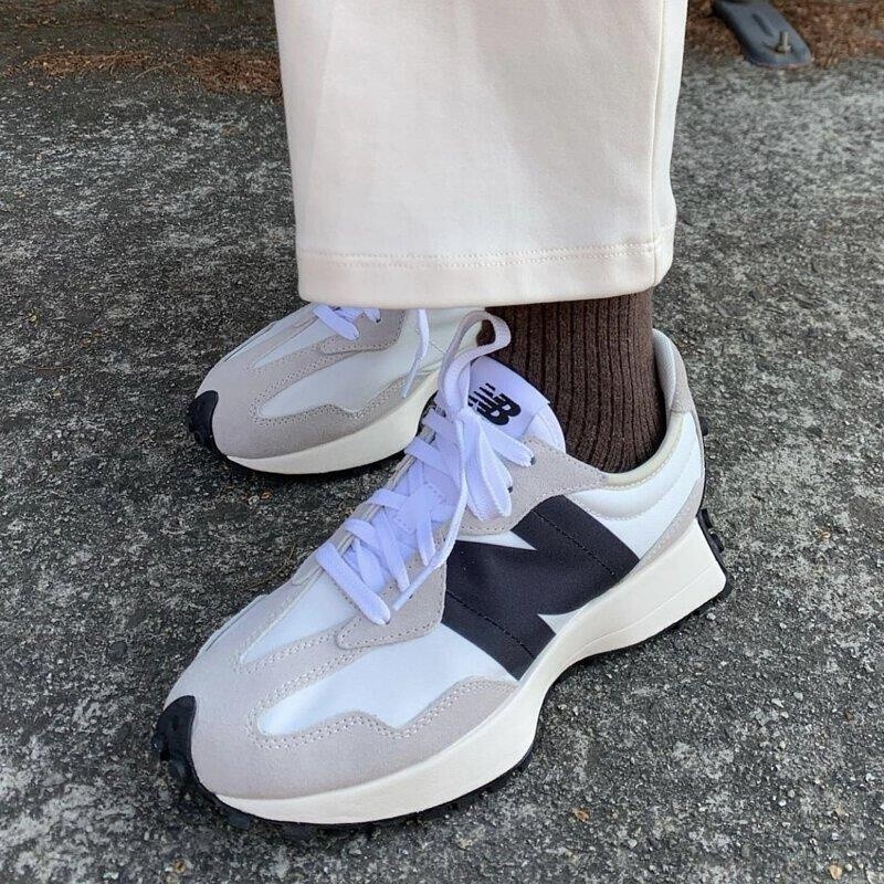NEW BALANCE 327 海鹽 灰白黑 白黑 大N 歐洲限定款 NB MS327FE 327FE