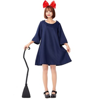 【靜悅坊】2025日本小魔女巫琪琪cosplay服裝 成人簡約日係萬聖節Witch衣服 430I
