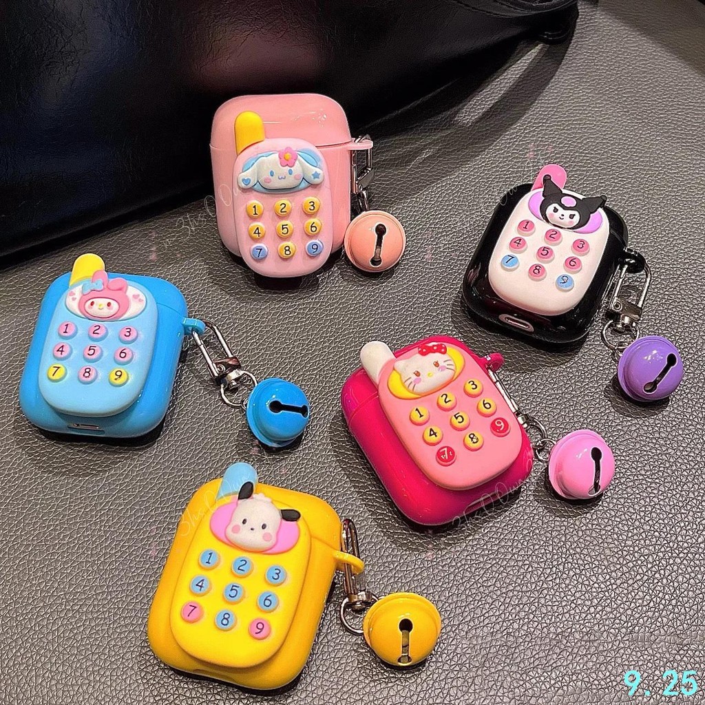 ins可愛三麗鷗小靈通適用airpodspro保護殼蘋果藍牙2代耳機套3代
