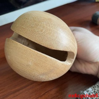✨熱賣促銷✨ 臺灣桂蘭木木魚實木法器禮物老式小木魚家用靜心佛系打擊樂器