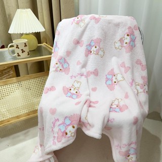 午睡毯 毛毯 小毛毯💕美樂蒂ins少女小毛毯辦公室午休沙發毯宿舍蓋腿毯披肩毯便攜毯子