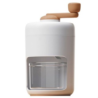 手動刨冰機神器家用小型牛奶綿綿冰機器迷你網紅夜市擺攤碎冰手搖--美美優選