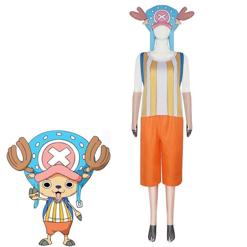 蝦皮最低價 免運加急🟠海賊王 ONE PIECE 託尼託尼·喬巴角色同款服裝 Cosplay 萬聖節服飾 聚脂釺維 滌綸
