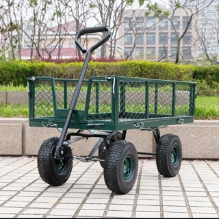 四輪拖車折疊小推車貨車網車老虎載重王家搬運車運貨車牽引平板車鴻達生活館