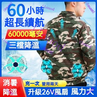 附發票 臺灣出貨 空調服 風扇服 夏季空調服 降溫衣 冷氣衣 冷氣外套 工作服 風扇衣 勞保戶外工人帶風扇的衣服【