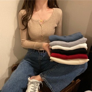 YC家🎀熱銷爆款 保暖 簡約 內搭衣 針織衫 外穿 顯瘦 打底衫 毛衣 學院風 發熱衣 長袖 上衣 女