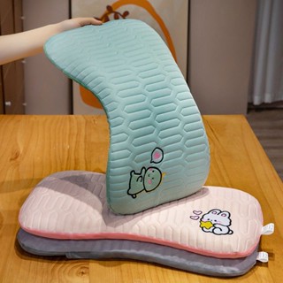 🔥cc精品小屋 枕頭 新款卡通乳膠可愛兒童安撫枕頭寶寶3-10歲透氣記憶棉枕柔軟可拆洗