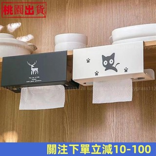 蝦皮推薦🚚廚房紙巾架 免打孔櫥櫃壁掛架 捲紙收納架 桌下紙巾架 抽取式紙巾架 捲紙掛架 用紙架 懸掛收納 創意倒掛抽紙