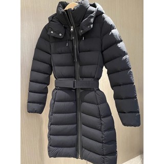 專致摩登嚴選系列~Ashely收腰修身中長款白鵝絨高蓬度女款羽絨服2024新品