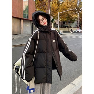 保暖外套 大碼風衣 防寒加厚外套 冬季外套 韓版大衣 麵包外套 新款羽絨服 防風大衣 連帽大衣 寬鬆羽絨服 外套 大衣