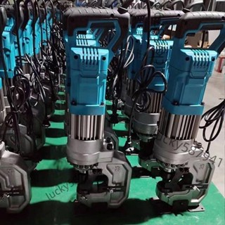 【可開發票】12/10m厚沖電動液壓沖孔機角鋼槽鋼扁鐵沖孔手提式便攜式開孔神器