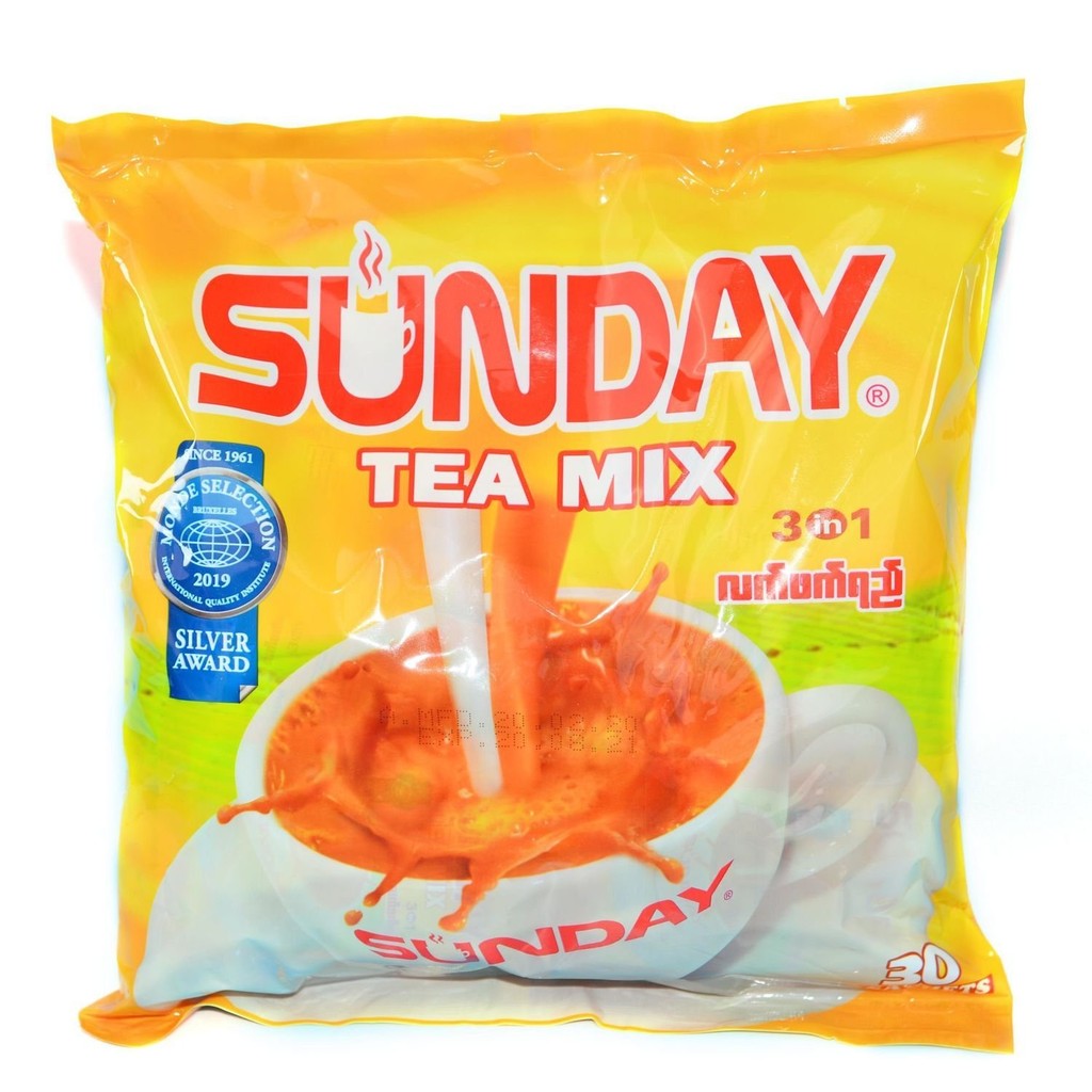 🌈【甄選新品】🌈緬甸奶茶星期天sunday奶茶大包奶茶店原裝原味速溶奶茶粉25g*30包