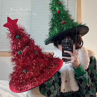 【臺灣發貨+聖誕萬聖節裝飾】聖誕節聖誕帽子成人兒童裝飾新款聖誕樹新年頭飾創意氛圍感拍照 Q24J