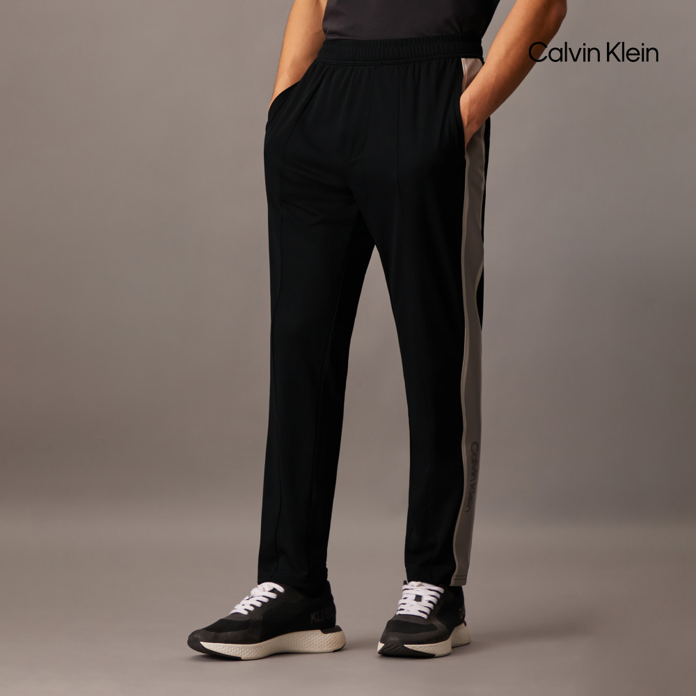 【Calvin Klein】 CK Sport Icon 經編運動褲_黑色