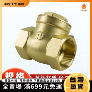 🍊小橙子🍊【臺灣熱銷】臥式止迴閥自來水水管水塔馬桶單嚮閥止逆閥4分6分1寸DN 15 20 25 U1XY