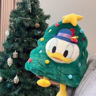 聖誕樹聖誕節唐老鴨毛絨玩具毛絨公仔玩偶節日裝飾靠墊禮物送女生