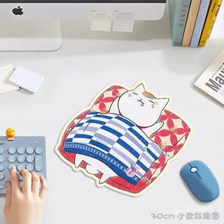 🍃ニャンコ先生🍃夏目友人帳週邊 滑鼠墊 夏目友人帳貓咪老師異形鼠標墊小號電腦便攜女生可愛卡通滑鼠墊 YBVI