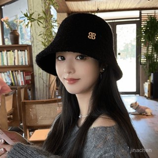 下殺價💥朵瀾羊羔絨漁夫帽女秋冬季韓版保暖顯臉小盆帽大頭圍時尚毛絨帽子 韓國盆帽 秋冬帽子 羊羔毛帽 毛絨帽 可愛漁夫帽