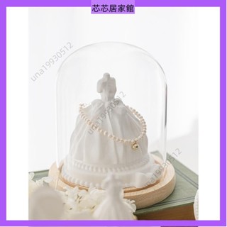 🔥臺灣發貨🔥 首飾展示道具 石膏婚紗手串展示架創意玻璃罩首飾珠寶陳列擺攤飾品手鍊攝影道具 拍攝道具
