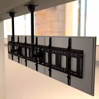 通用電腦顯示器支架壁掛可橫豎伸縮旋轉折疊移動鋁合金掛架墻架子