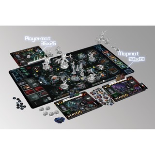 【安妮桌遊】桌遊 復仇女神號 牌墊 boardgame Nemesis playmat