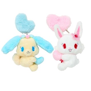 【現貨】小禮堂 【限購】Sanrio 三麗鷗 絨毛玩偶吊飾 (超新星2.0) 蜜糖邦尼 charmmy 寶石寵物