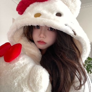 🚚新品特價🚚【精選】睡衣 睡袍 長袖 睡袍HELLOKITTY珊瑚絨睡衣女冬季加絨加厚保暖法蘭絨高顏值家居服