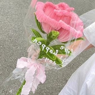 YY生活館🌈限時下殺加密巨型玫瑰花扭扭棒超大花束手工diy材料包送女友衕學禮物畢業