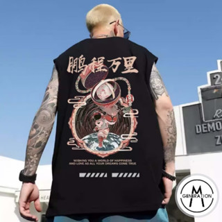 【M世代】M-5XL 無袖背心男 夏季寬鬆 情侶背心 背心男生 坎肩背心 男無袖t恤 運動男生上衣 ATDB1984