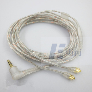 【ZW數線】透明綫舒爾SE535 SE215耳機綫音頻綫UE900 W40 SE425通用