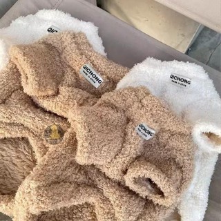 🐕‍🦺寵到家 秋冬衣服 狗狗貓咪衣服 雲朵柔軟絨絨打底棉衣 寵物保暖 比熊小狗狗約克夏寵物 寵物服裝 寵物衣服 搞怪