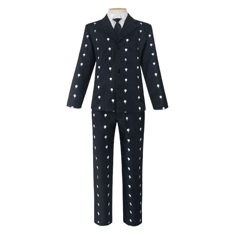 清倉甩賣🔥JOJO的奇妙冒險cospaly布羅諾布加拉提葬禮服裝cos服萬聖節表演服 角色扮演