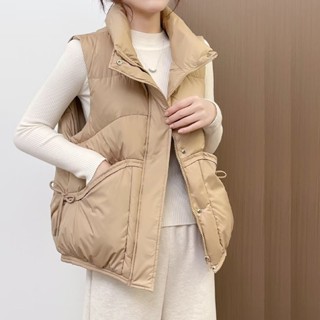【新店福利價】羽絨棉馬甲女外穿最新款五星棉服馬夾百搭冬季坎肩保暖外套背心批髮