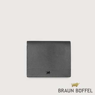 【BRAUN BUFFEL】依雅娜 4卡兩折短夾-黑色(德國小金牛台灣總代理)/BF853-401-BK