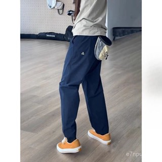 🔥冬天優選💥藏青色軟殻防水衝鋒褲男秋冬直筒微錐機能工裝褲子戶外登山褲優選 YDBY