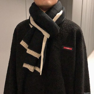 泡泡糖的小店-【1.6萬人收藏】日系圍巾男冬季男友生日禮物學生韓版百搭網紅保暖針織情侶圍脖潮