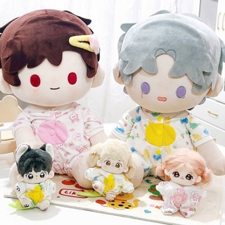【DU朵拉】娃衣10cm20cm40cm棉花娃娃萌趣爬爬服家居服玩偶公仔睡衣一番賞 毛絨公仔衣服