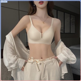 XiaoHu💕果凍條無痕內衣女小胸集中爆乳無鋼圈背心軟支撐內衣夏季薄款