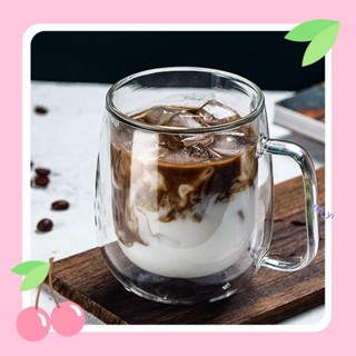 熱賣✨耐熱玻璃杯雙層玻璃杯咖啡杯 250ml 禮物tin_yi