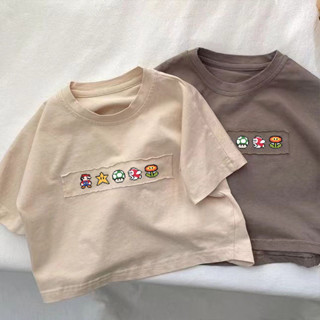 🌸Baby dragon🌸純棉衣服 女童短袖 兒童短袖上衣 女童裝 寶寶t恤衣服 森系薄款吸汗日系寬松休閑小童半袖上衣