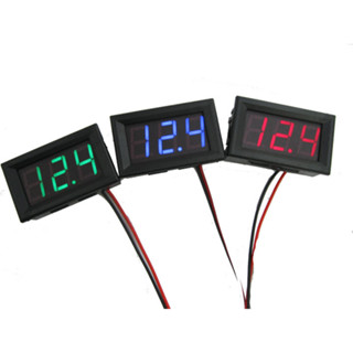 【現貨 開統編發票】二線直流電壓表頭 0.56寸LED數字電壓表DC4.5V-30V 0V-100V三線