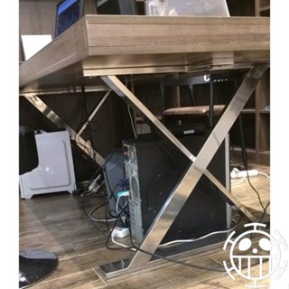 *不鏽鋼 定製款*定製不銹鋼金屬桌腳支撐腿現代簡約桌腿X型支架書桌單腿桌架定做