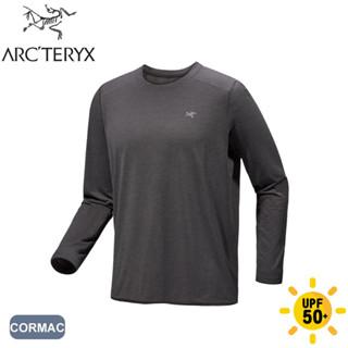 【ARC'TERYX 始祖鳥 男 Cormac 快乾長袖圓領衫《雜黑》】X000009719/登山/薄長袖/排汗衣
