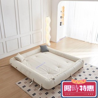 【鑫寅國際】臺灣經銷商多功能折疊沙髮床小戶型可折疊整裝奶油風貓抓皮兩用簡約客廳陽臺沙發床 折疊沙發床 床 床架 沙發 9