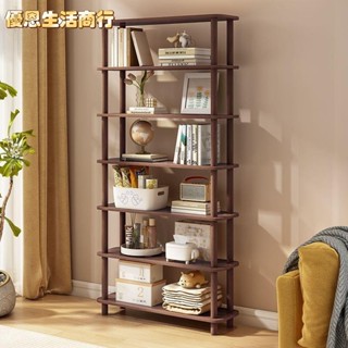 🔷優恩生活商行🔷簡易書架書櫃 落地靠墻書架 架子層架 多層置物架 展示架 收納架 家用儲物架 大容量收納 002