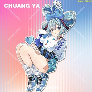 初音未來MIKU聯名三麗鷗卡通動漫玉桂狗汽車貼紙防水車身裝飾貼畫中華資源數碼庫