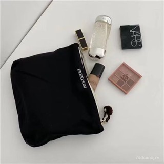 🔥臺灣出貨-可開發票小眾可愛手拿帆布化妝包女日係ins簡約便攜式大容量護膚品收納包 M2NJ