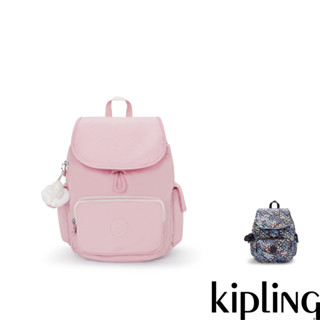 Kipling『猴子包』拉鍊掀蓋後揹包-CITY PACK S(多款任選)FW24L4